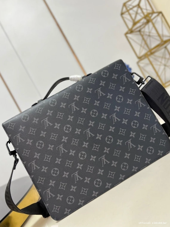 Official oldcobbler LOUIS LOCK BRIEFCASE S VUITTON 0807